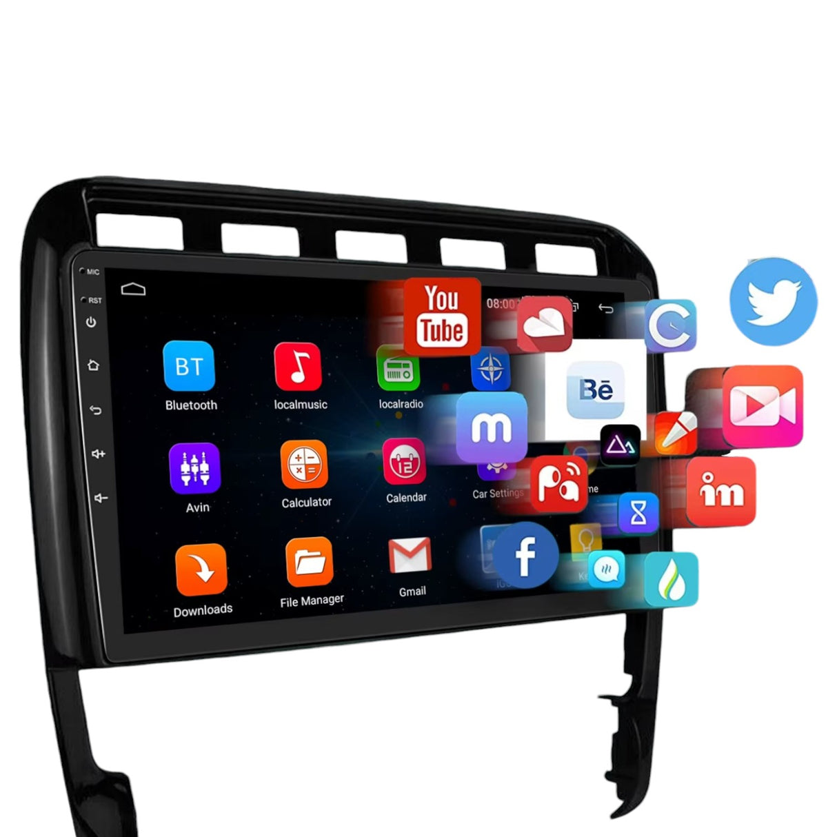 Autoradio Carplay AndroidAuto pour Porsche Cayenne 955 - 2002 à 2010