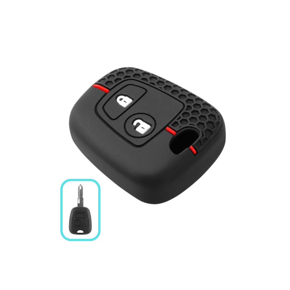 Coque de Clé Peugeot SIlicone – Housse de Protection pour Télécommande Peugeot 207 208 2008 308 3008 5008