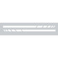 Reflective white 2X Edition 1 Styling 8.8" Side Stripes Sticker Rearview Mirror Vinyl Decal For Mercedes Benz W204 W205 W176 A45 W213 C63 AMG