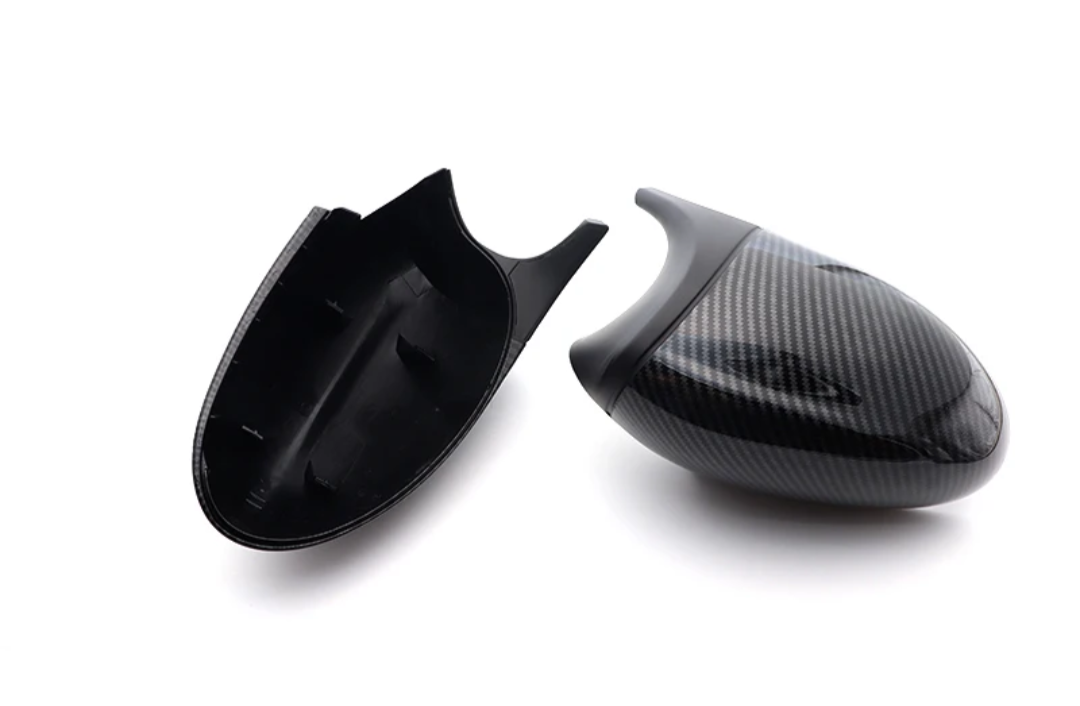 Coques de rétroviseurs type M Performance noires brillantes pour BMW Série 1 E87 et E81 (2004 - 2009)