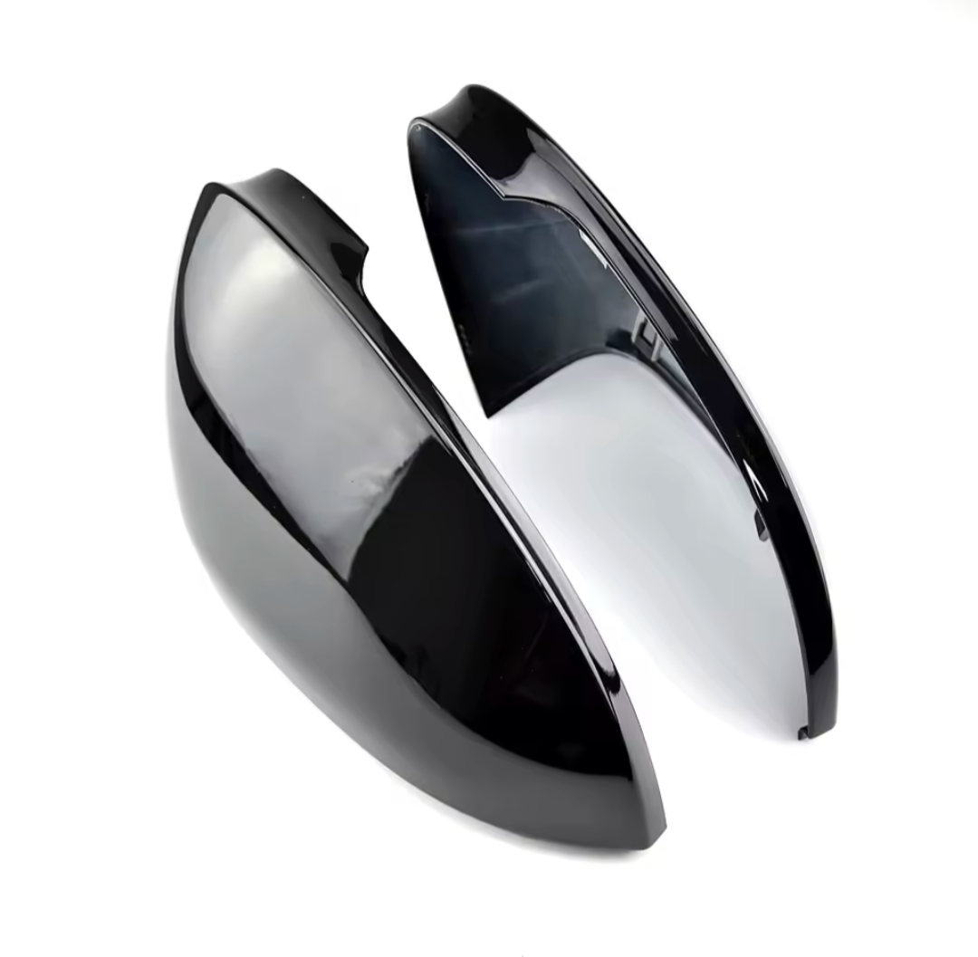 Coques de rétroviseurs noires brillantes pour VW Golf 8 (2020 - Aujourd'hui)
