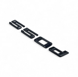 Badges Logos de coffre Noirs BMW Série 5 520d 525d 530d 535d 528i 535i E39 E60 F10