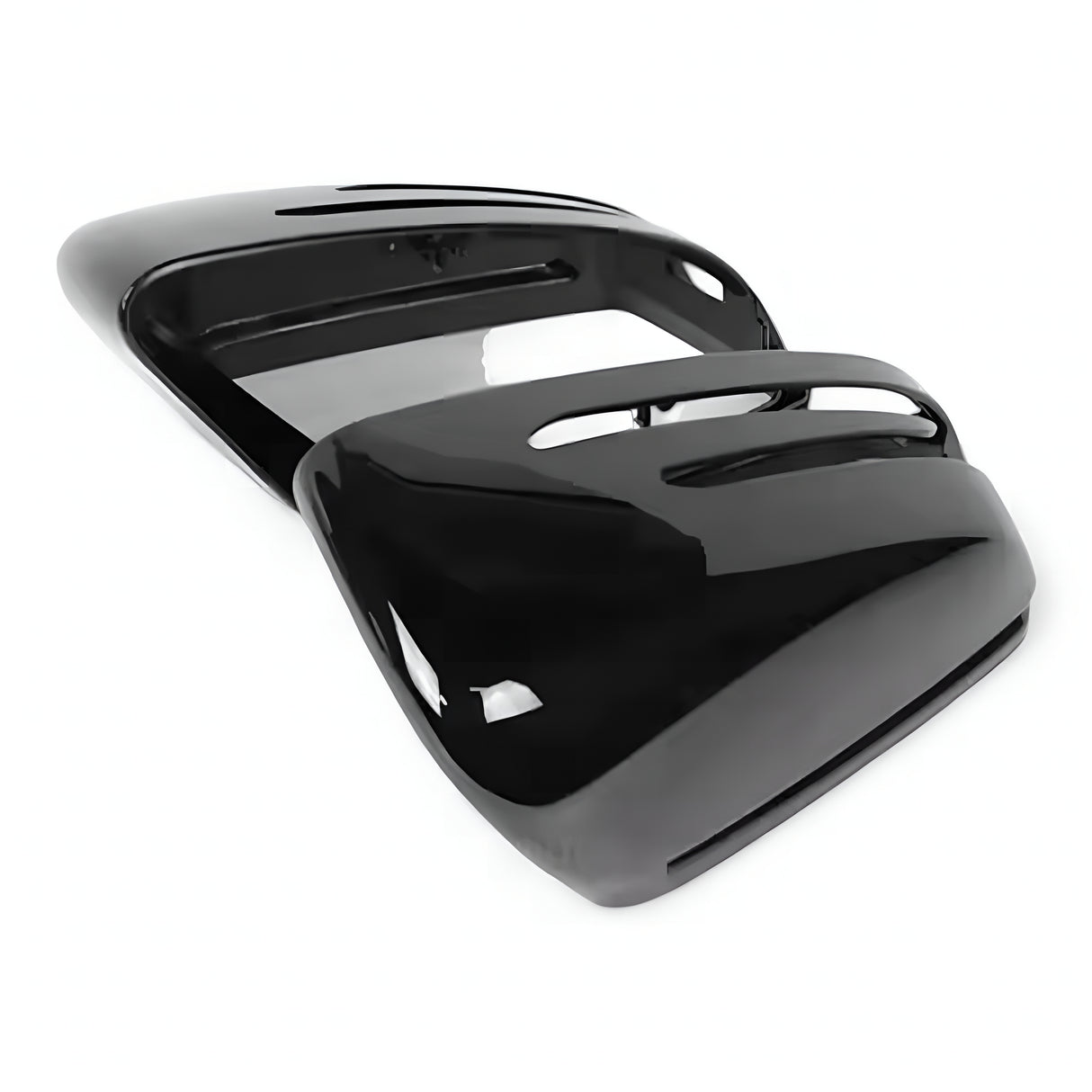 Coques de rétroviseurs noires brillantes pour Mercedes Classe A W176 (2012 - 2018)