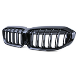 Grilles de calandre noires type M3 Competition BMW Série 3 G20 (2018 - Aujourd'hui)