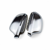 Coques de rétroviseurs Argent Mat Chrome pour Audi A4 B8 (2008 - 2015)