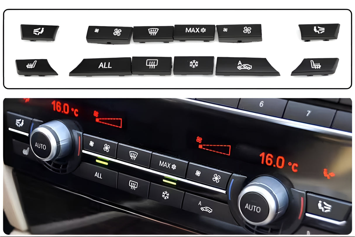 Boutons de chauffage et climatisation BMW Série 5 F10 - 2010 à 2017