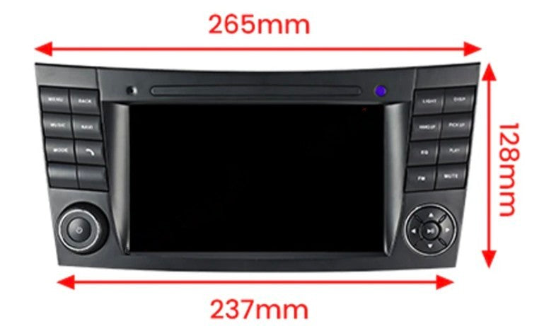 Autoradio connecté Android Auto et Apple CarPlay pour Mercedes CLS W219 - 2003 à 2011