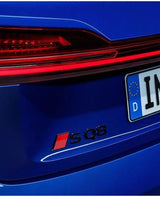 Logo de coffre noir Badge AUDI SQ8 Black Edition