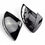 Coques de rétroviseurs noires brillantes Mercedes Classe C W205 (2014 - 2020)