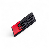 Logo de calandre AUDI S5 Noir Brillant Badge Black Edition