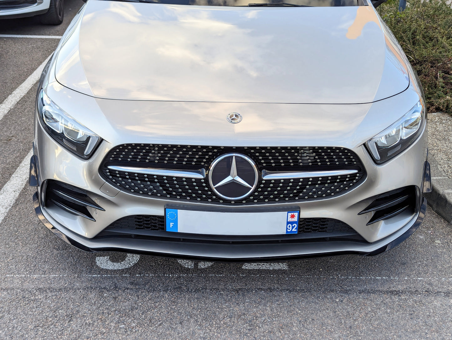 Lame avant et flaps pack A45s AMG Aero pour Mercedes Classe A W177 (2018 - Aujourd'hui)