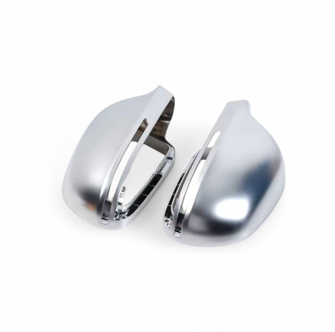 Coques de rétroviseurs Argent Mat Chrome pour Audi A4 B8 (2008 - 2015)