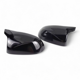 Coques de rétroviseurs type M Performance noires brillantes pour BMW X5 F15 (2014 - 2018)