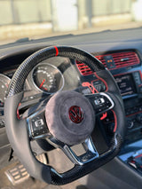 Volant à Méplat Performance pour VW Polo 5 Phase 2 - 2014 à 2017