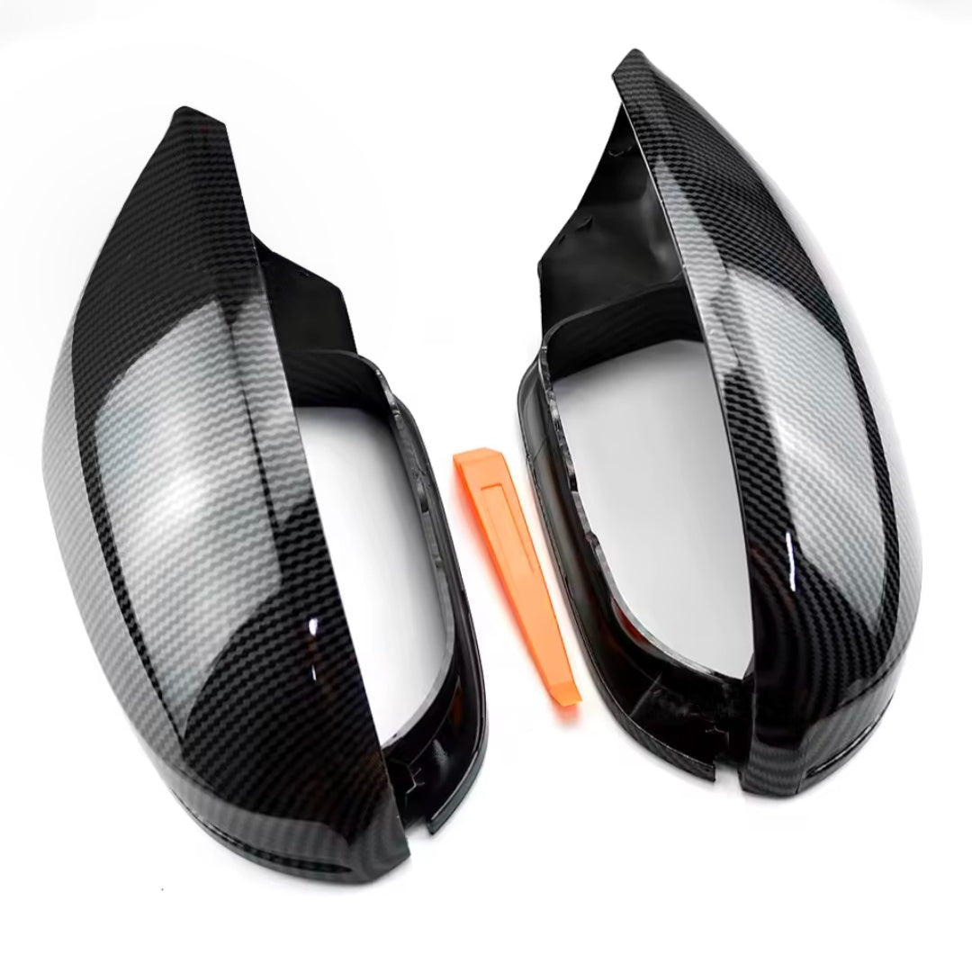 Coques de rétroviseurs finition carbone pour Audi A6 C7 (2012 - 2018)