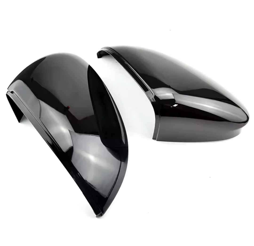 Coques de rétroviseurs noires brillantes pour VW Golf 8 (2020 - Aujourd'hui)