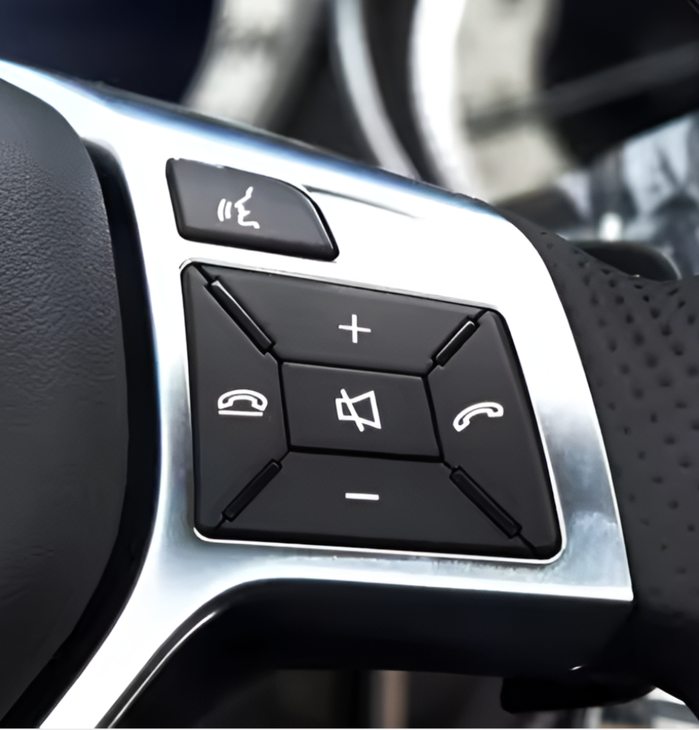 Set de Boutons de Volant multifonction de remplacement pour Mercedes GL X166  - 2012 à 2015