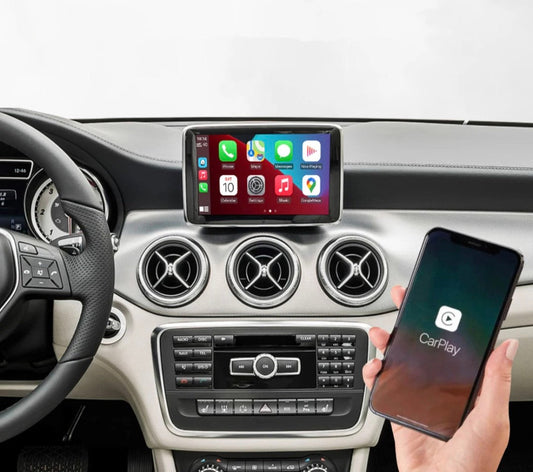Boîtier Autoradio connecté Android Auto et Apple CarPlay pour Mercedes Classe B W242 NTG (2012 à 2015)