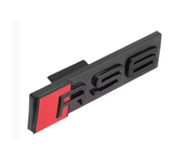 Logo de Calandre Noir AUDI RS6 look Black Edition