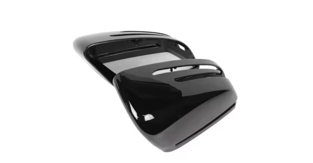 Coques de rétroviseurs noires brillantes Mercedes Classe E W212 (2010 - 2015)