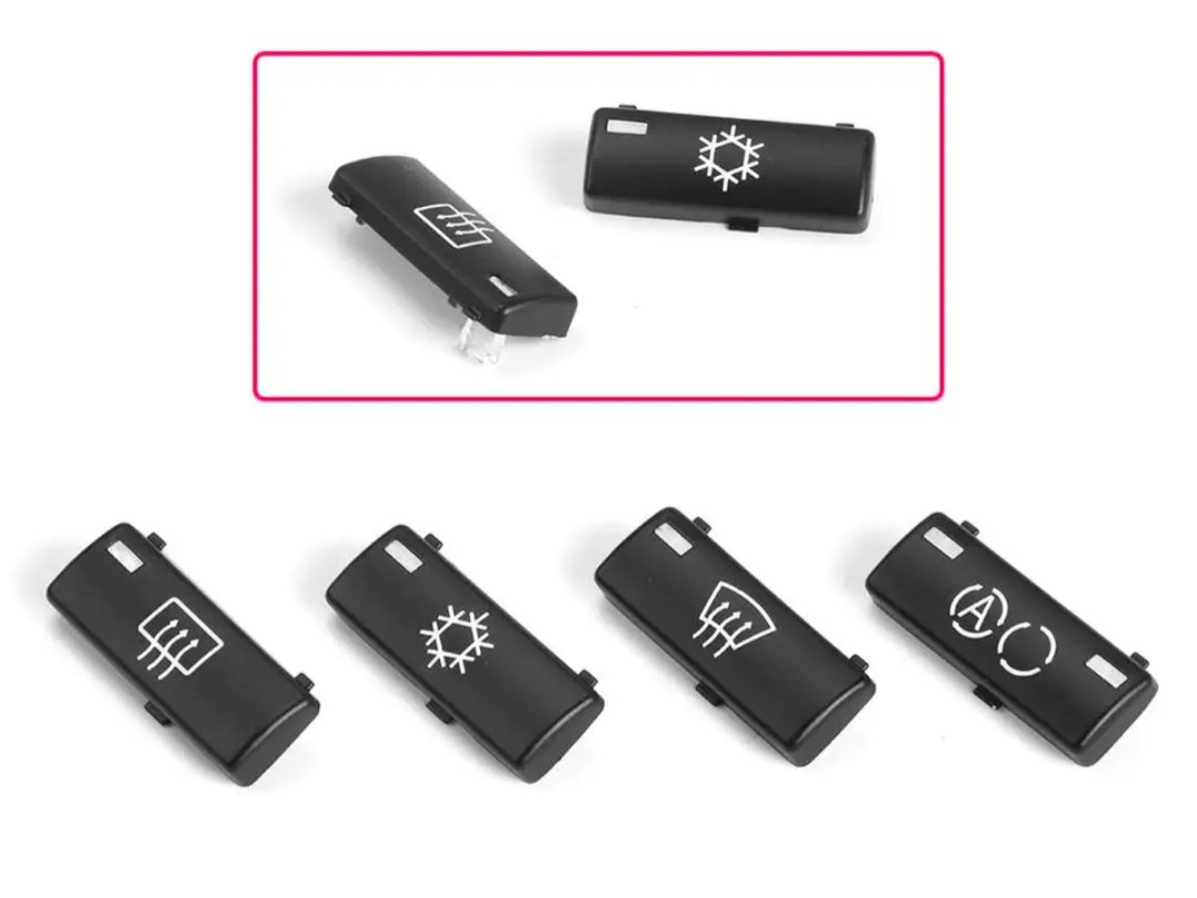 Set de boutons commande de climatisation/chauffage pour BMW Série 5 et M5 E39 (1996 - 2003)