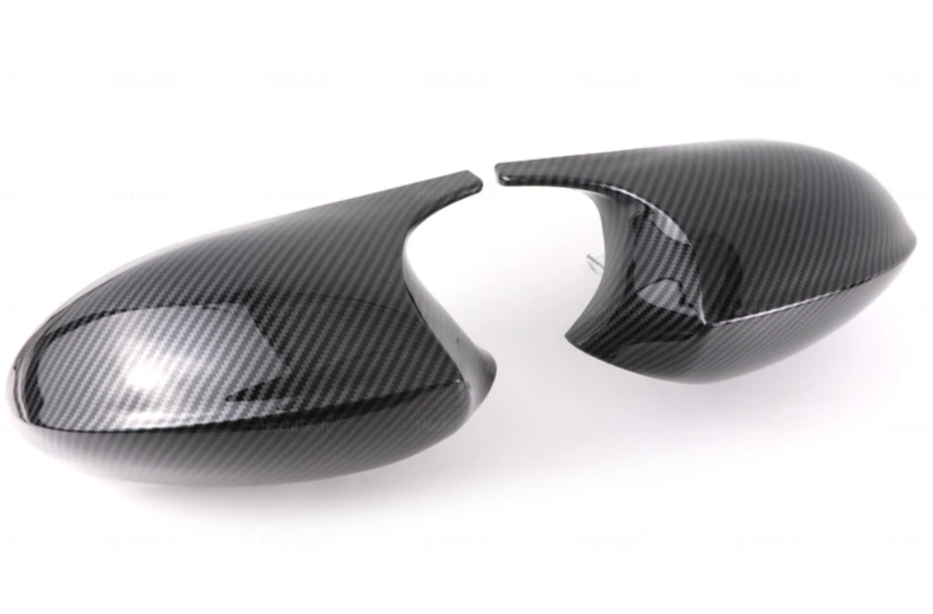 Coques de rétroviseurs type M3 look carbone pour BMW Série 3 E90 et E92 (2006 - 2012)