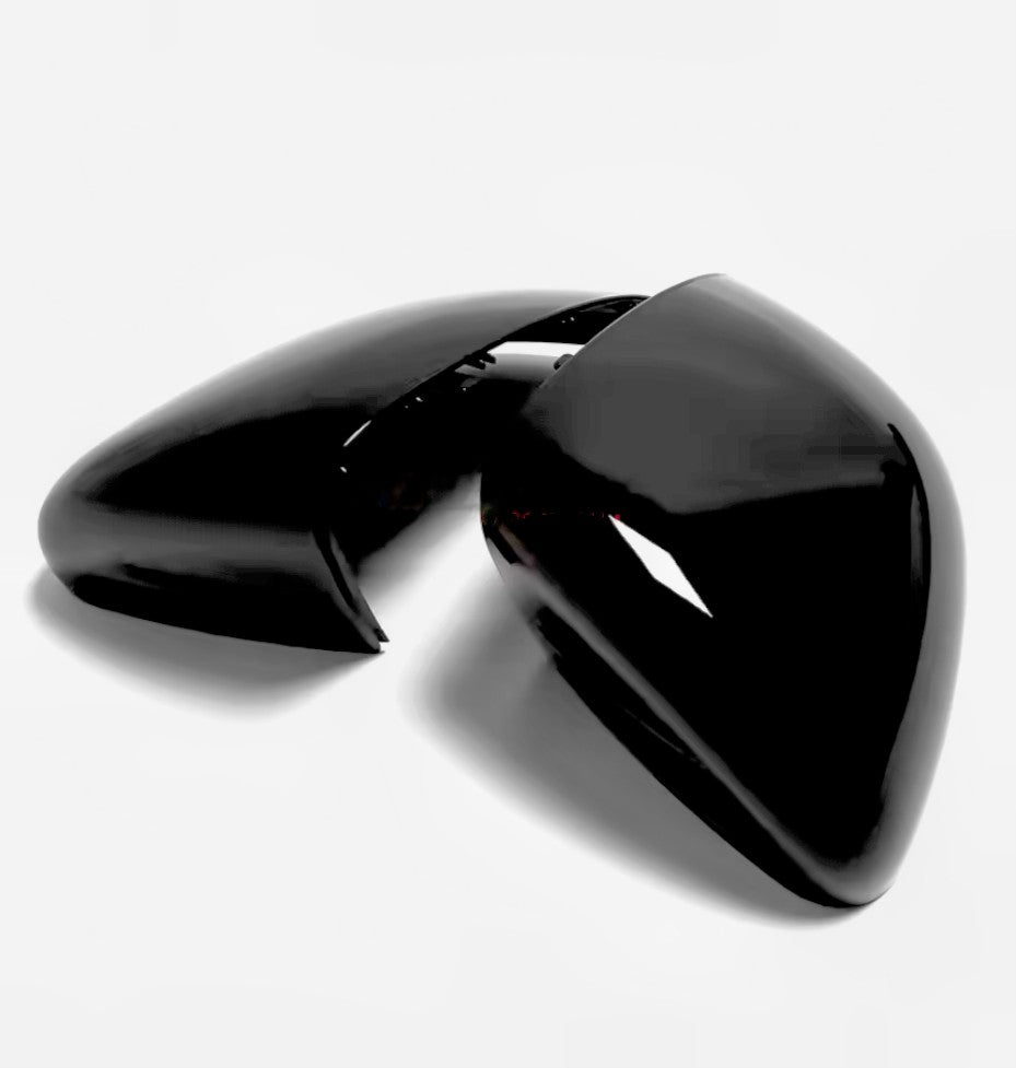 Coques de rétroviseurs noires brillantes Mercedes Classe A W177 (2018 - Aujourd'hui)