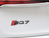Logo de Coffre Noir Badge AUDI SQ7 Black Edition