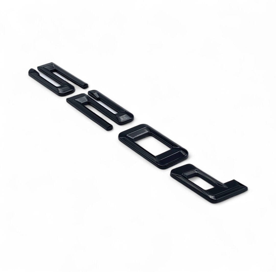 Badges Logos de coffre Noirs BMW Série 5 520d 525d 530d 535d 528i 535i E39 E60 F10