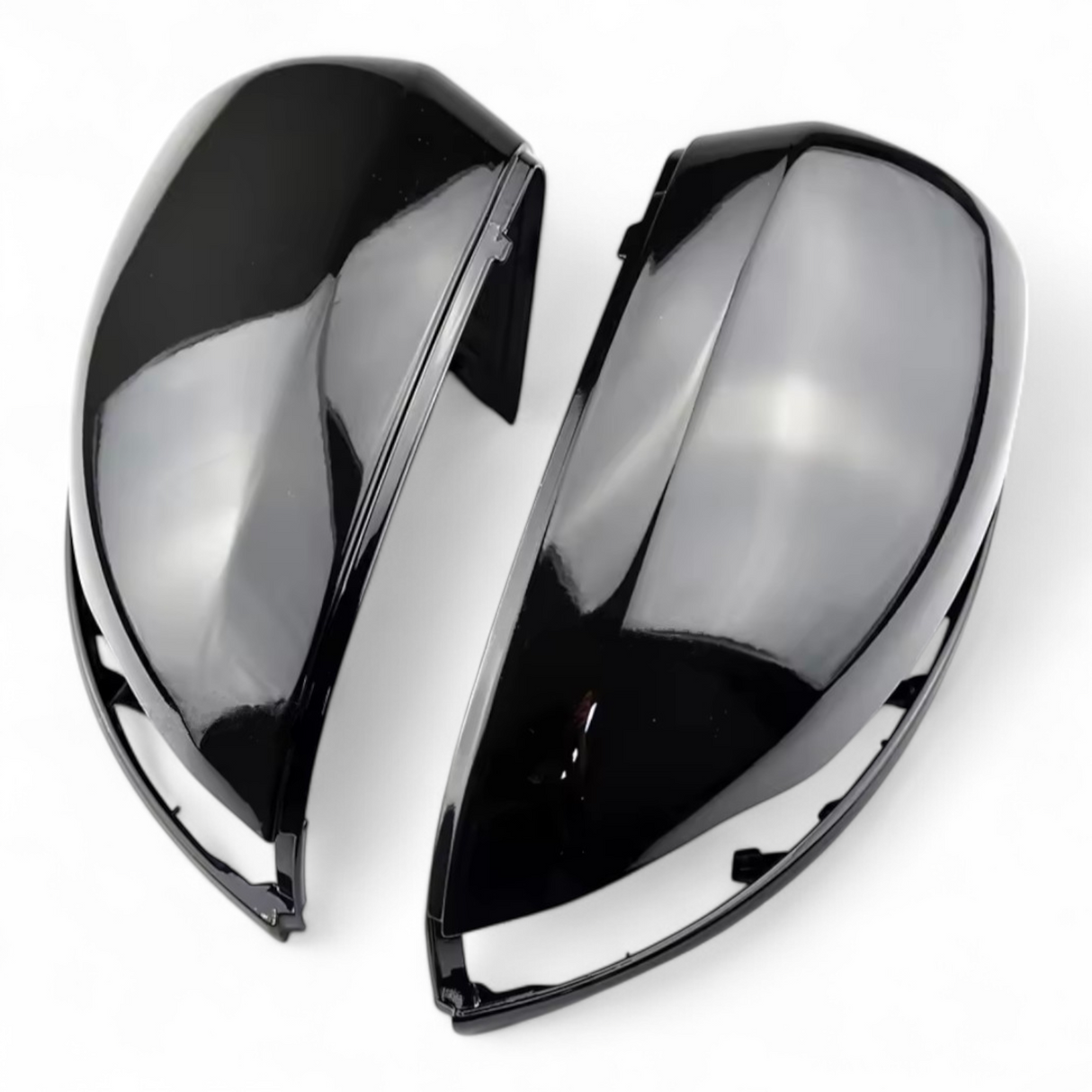 Coques de rétroviseurs noires brillantes Mercedes Classe C W205 (2014 - 2020)