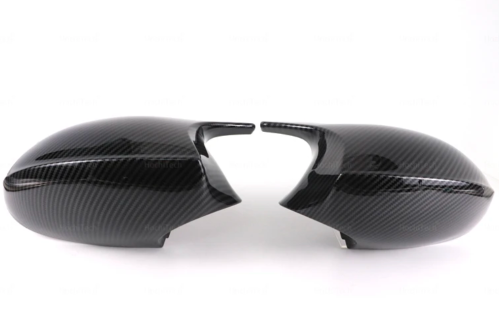 Coques de rétroviseurs type M3 look carbone pour BMW Série 3 E90 et E92 (2006 - 2012)