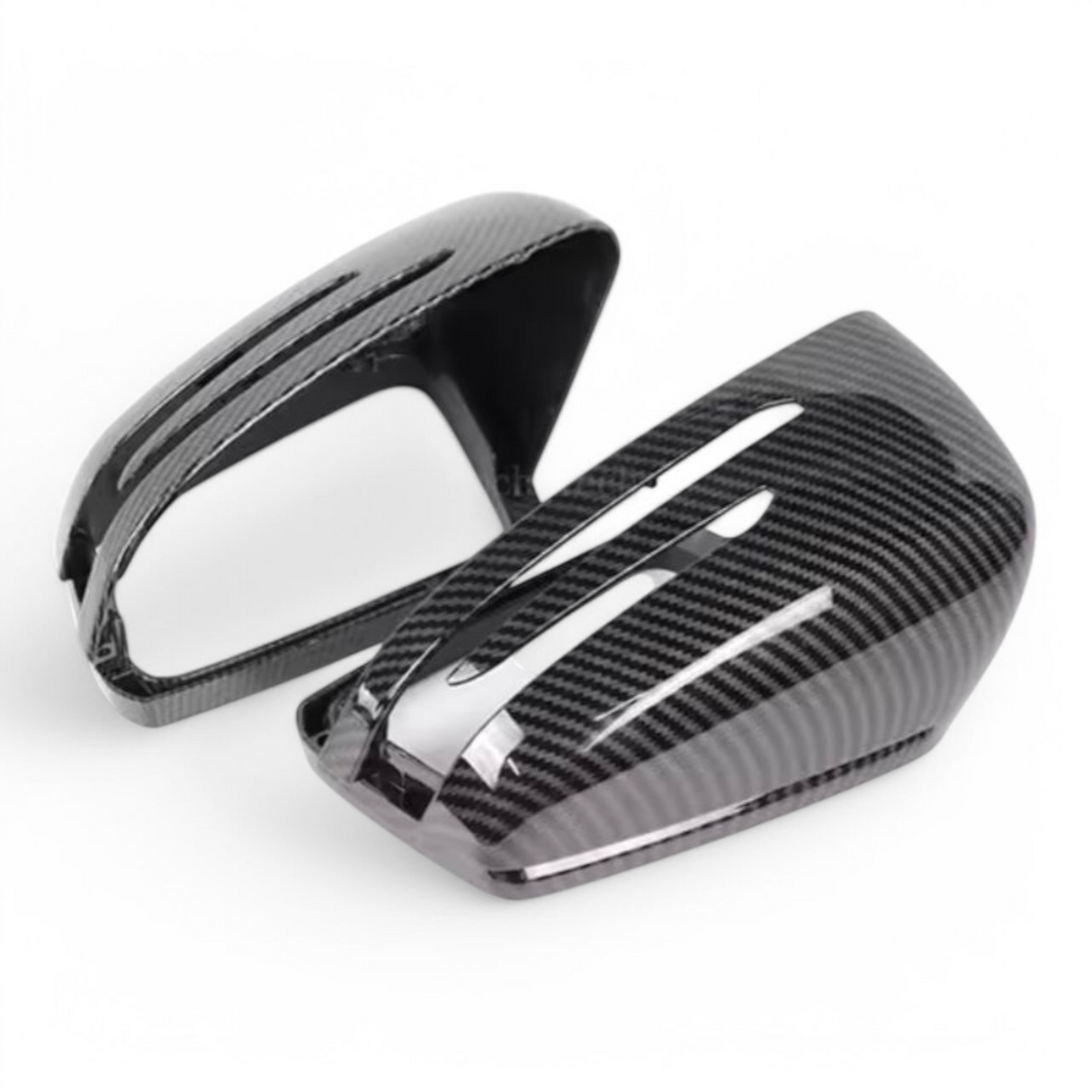 Coques de rétroviseurs look carbone pour Mercedes Classe E W212 (2009 - 2016)