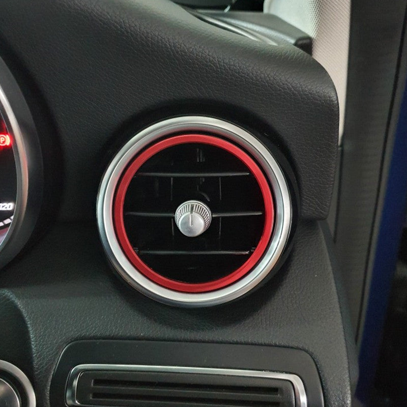 Entourages Grilles de Climatisation Rouge Bleu pour Mercedes GLC X253 - 2015 à 2022