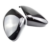 Coques de rétroviseurs noires brillantes pour VW Golf 8 (2020 - Aujourd'hui)