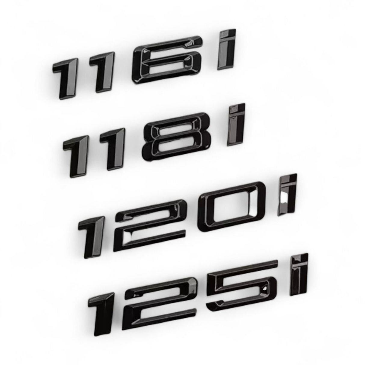 Black Trunk Logo Badge BMW 1 Series E81 F20 116i 116d 118i 118d 120i 120d 125i 128i 130i 135i 140i