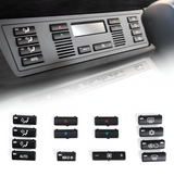 Set de boutons commande de climatisation/chauffage pour BMW Série 5 et M5 E39 (1996 - 2003)