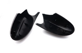 Coques de rétroviseurs type M Performance noires brillantes pour BMW Série 1 E87 et E81 (2004 - 2009)