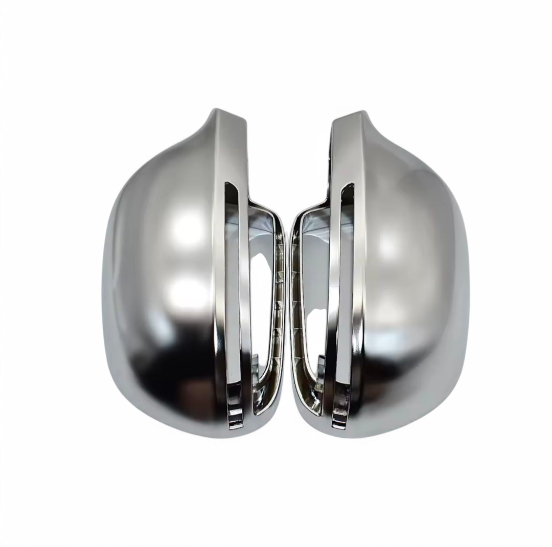 Coques de rétroviseurs Argent Mat Chrome pour Audi A4 B8 (2008 - 2015)