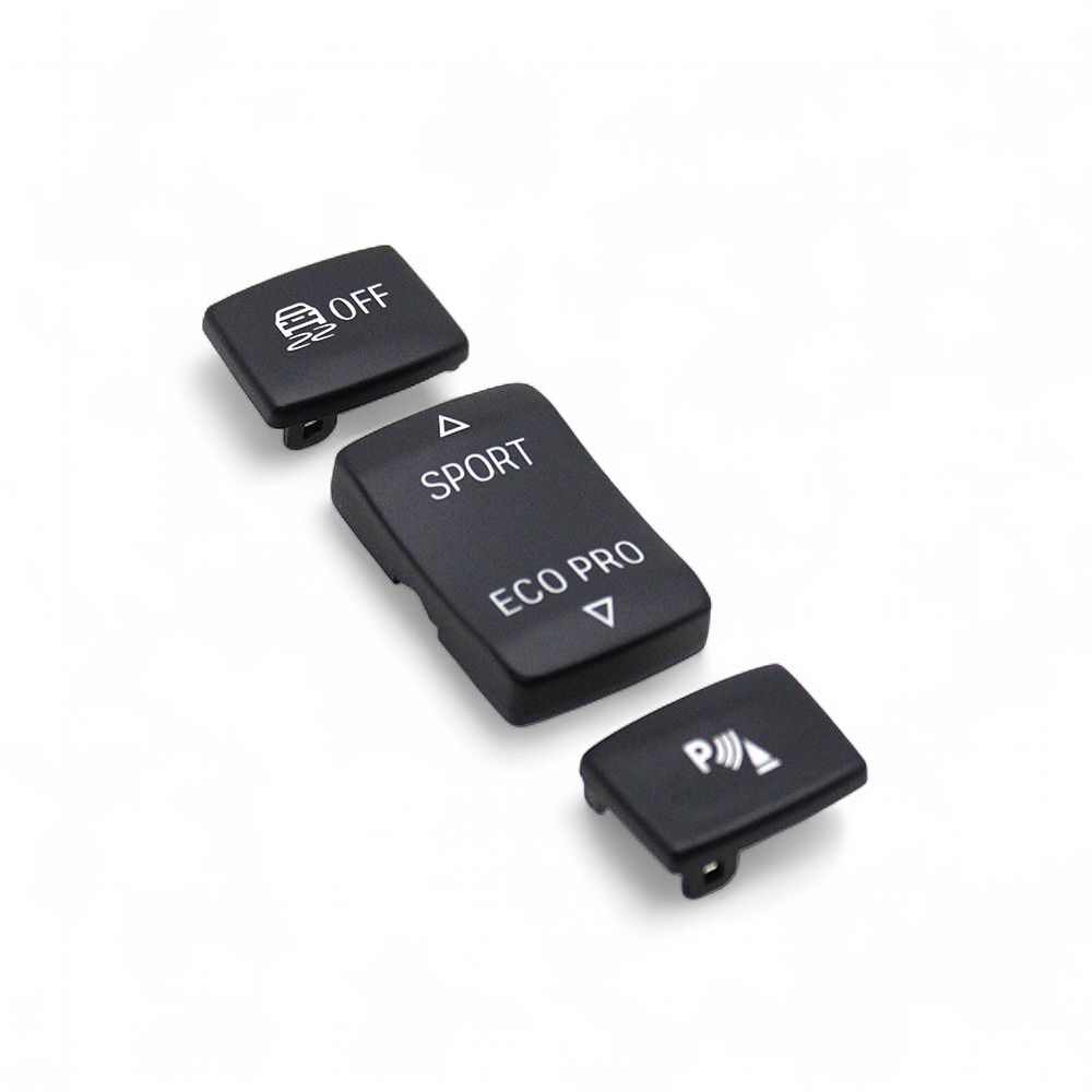 Boutons de Console Centrale Modes de Conduite Performance Rouges Bleus Noirs pour BMW Série 3 F30 et M3 F80 (2011 à 2019)