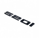 Badges Logos de coffre Noirs BMW Série 5 520d 525d 530d 535d 528i 535i E39 E60 F10