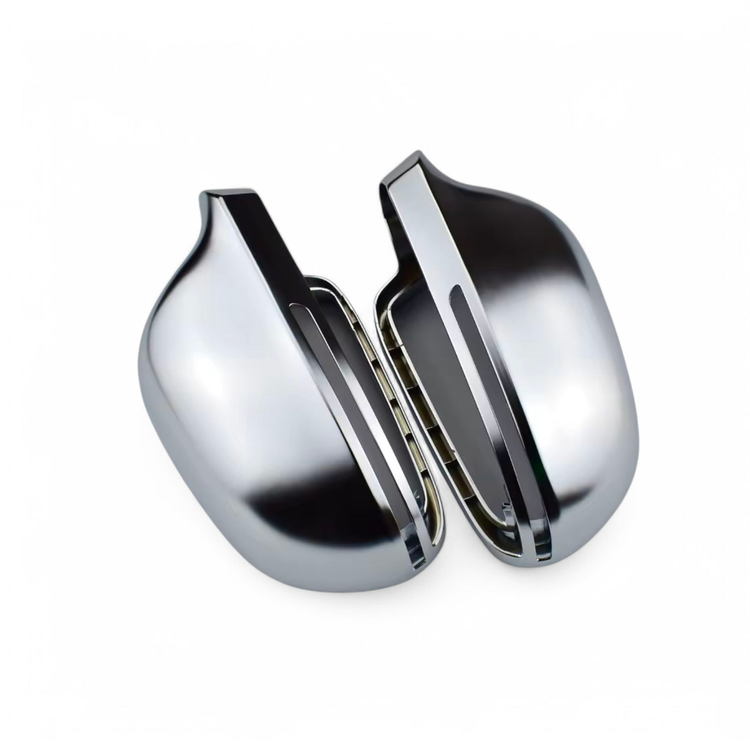 Coques de rétroviseurs Argent Mat Chrome pour Audi A4 B8 (2008 - 2015)