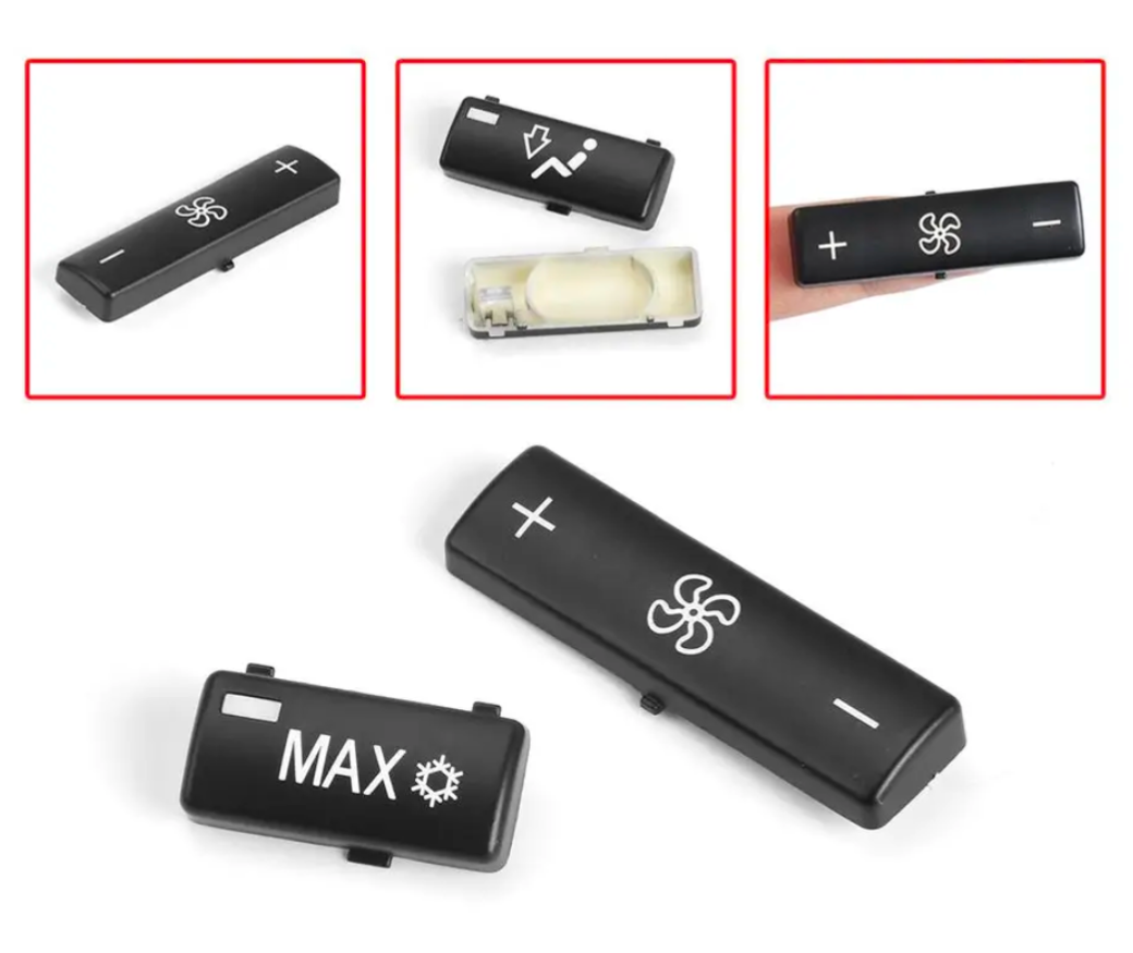 Set de boutons commande de climatisation/chauffage pour BMW Série 5 et M5 E39 (1996 - 2003)