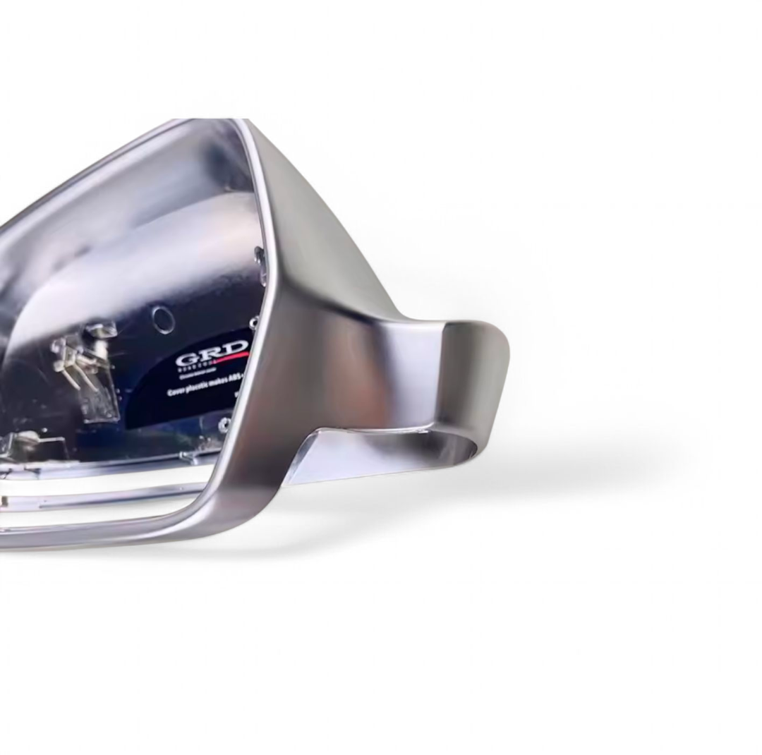 Coques de rétroviseurs Argent Mat Chrome pour Audi A4 B8 (2008 - 2015)
