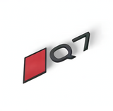 Logo de Coffre Noir Badge AUDI Q7 Black Edition