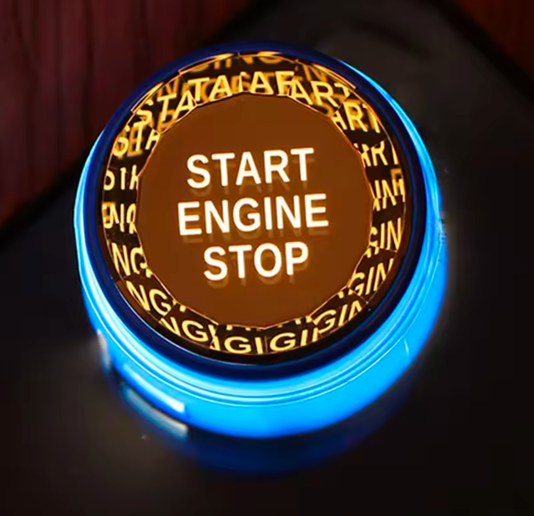 Bouton de démarrage Start/Stop Cristal pour BMW Série 7 F01 (2008 à 2015)
