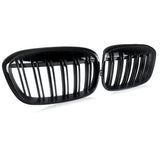 Grilles de calandre Noir Brillant pour BMW X1 F48 type M Performance (2016 - 2025)
