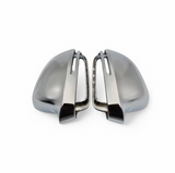 Coques de rétroviseurs Argent Mat Chrome pour Audi A4 B8 (2008 - 2015)