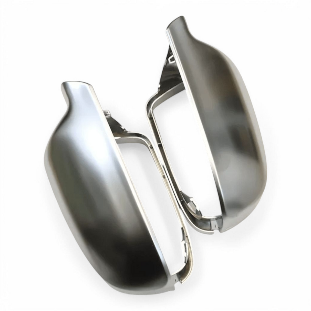 Coques de rétroviseurs Argent Mat Chrome pour Audi A4 B8 (2008 - 2015)