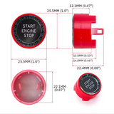 Bouton de démarrage Start/Stop Cristal pour BMW Série 7 F01 (2008 à 2015)