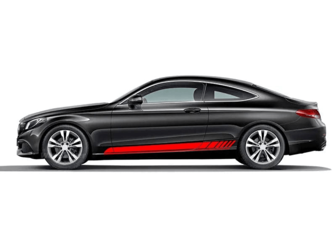 Stickers Autocollants Edition One AMG pour Mercedes Benz Classe C W205 S205 Coupe C205 type C63 S C43